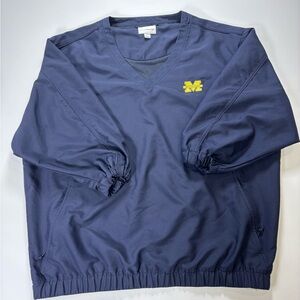 Cutter & Buck Michigan Navy Windbreaker 3\4 Sleeve